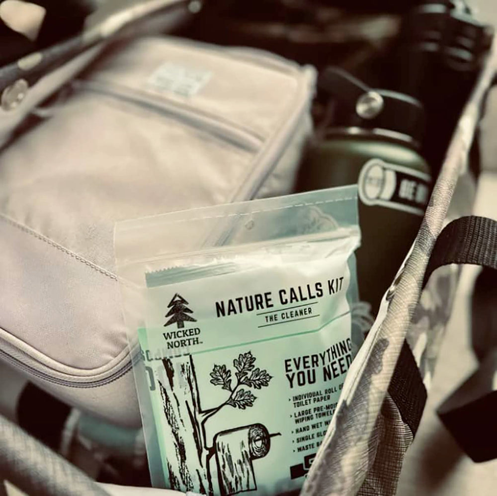 Wicked North Nature Calls kit waste bag for responsible disposal in nature