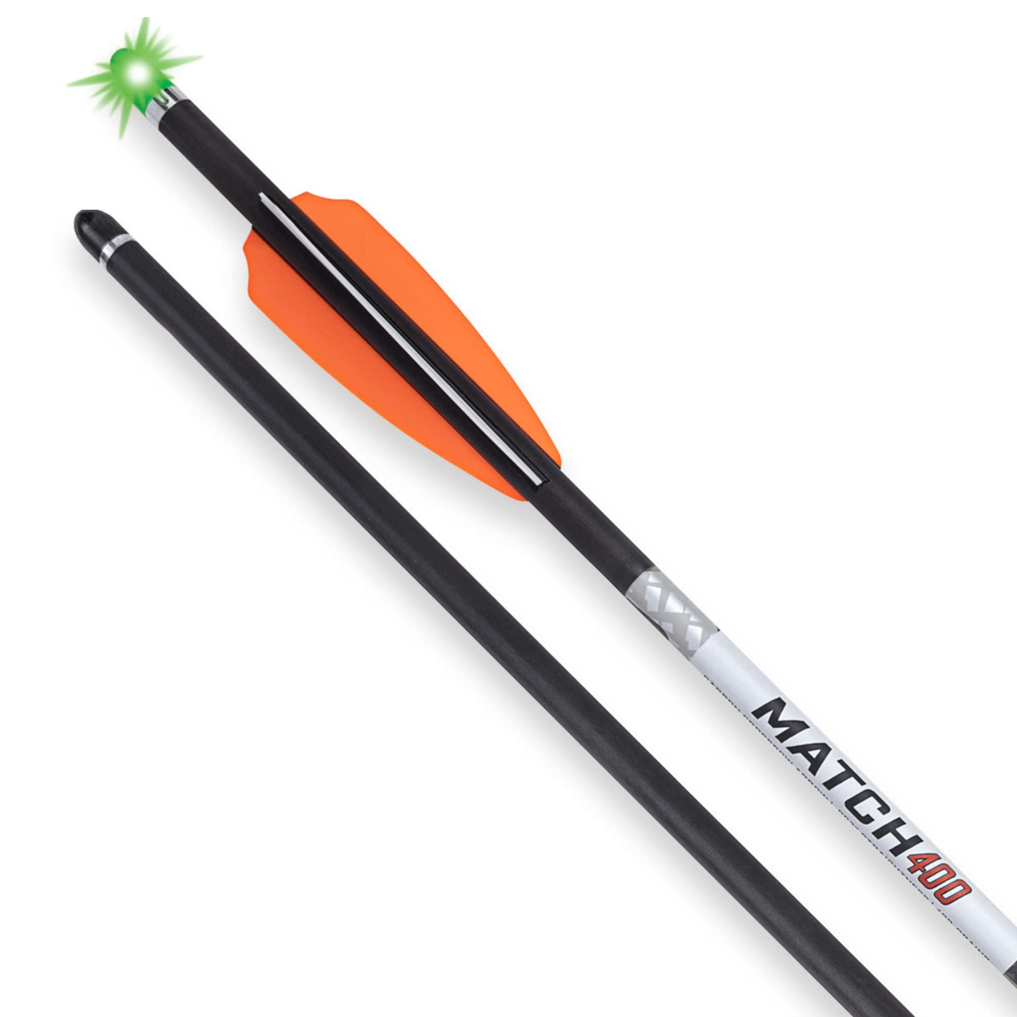Wicked Ridge Match 400 arrow with lighted nock for tracking flight