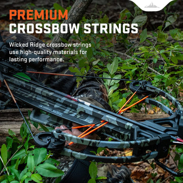 Wicked Ridge pre-twisted replacement string close-up highlighting durability and longevity.