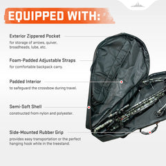 Wicked Ridge soft case compatible with multiple Wicked Ridge crossbow models.