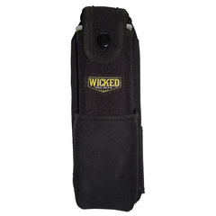 Wicked Tree Pack close-up highlights rugged canvas construction for secure handsaw transport.