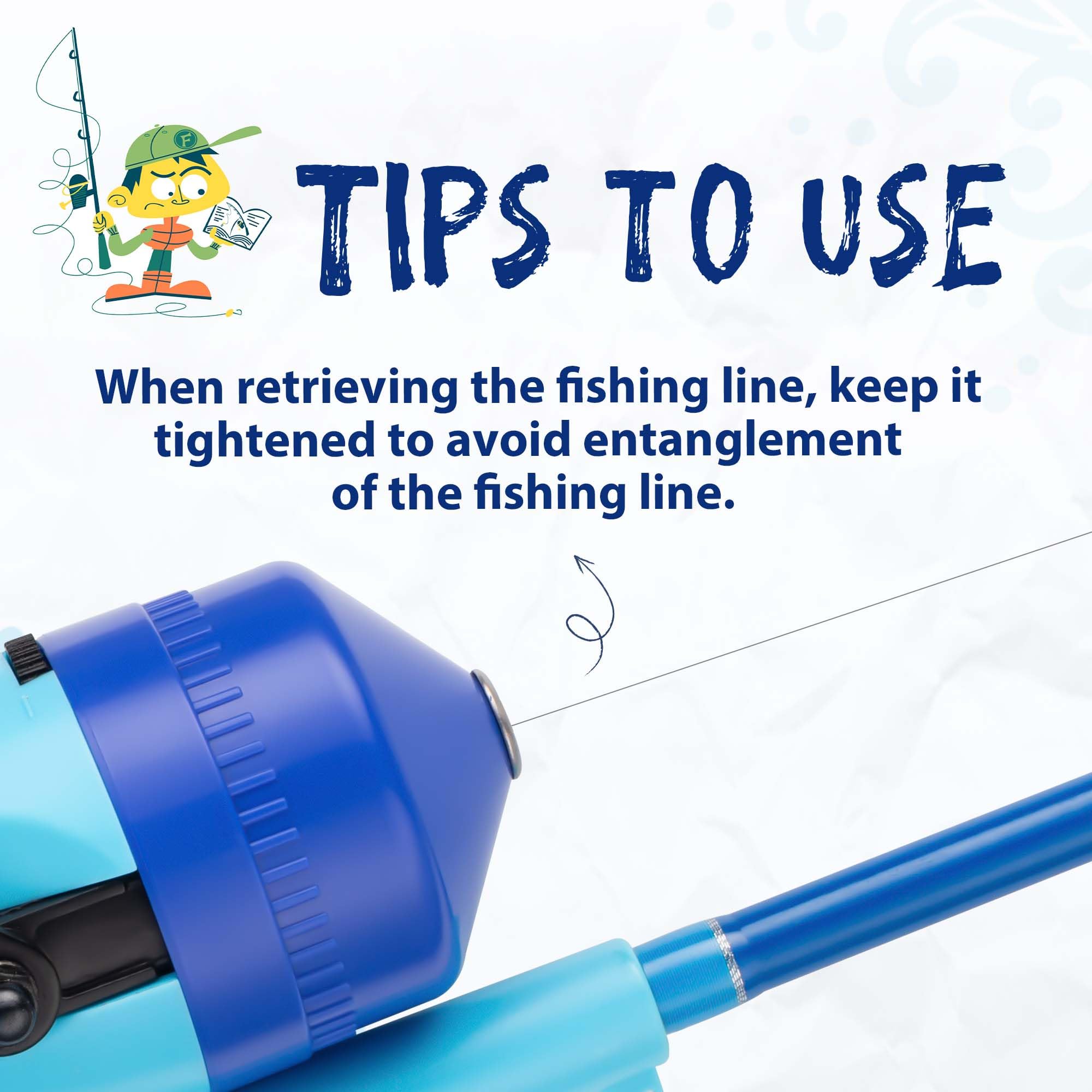 WIDDEN blue rod with soft lures boosts kid-friendly fishing play.