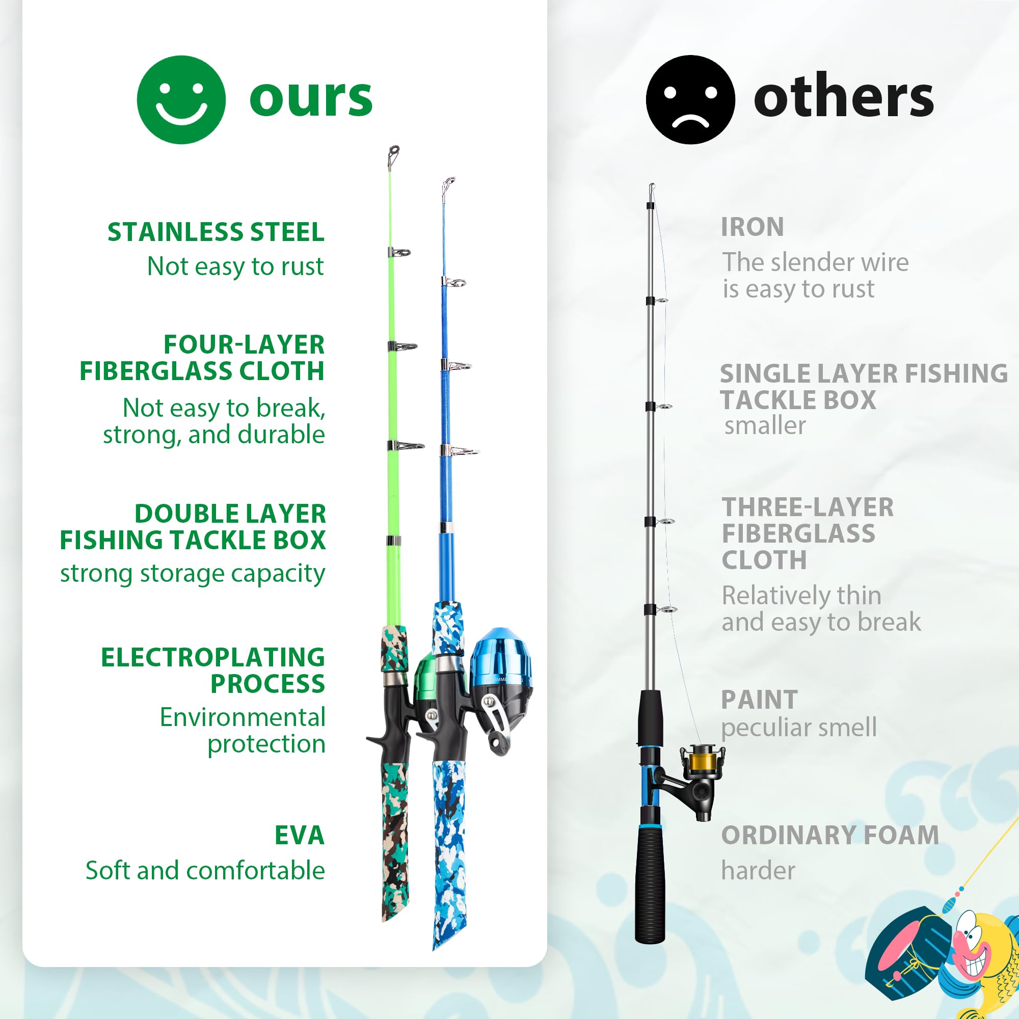 WIDDEN foldable buckets and nets for easy transport