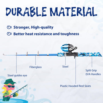 WIDDEN four-eye rod design with lightweight construction for kids