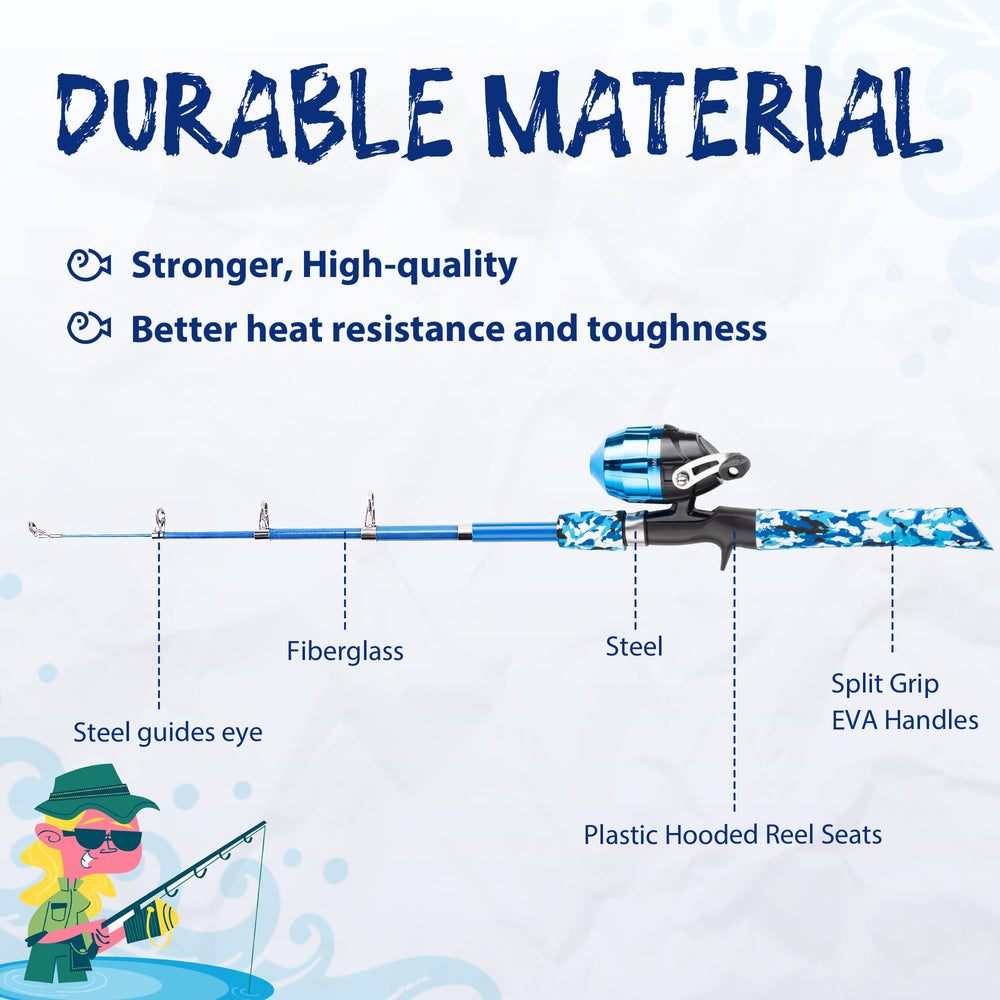 WIDDEN four-eye rod design with lightweight construction for kids