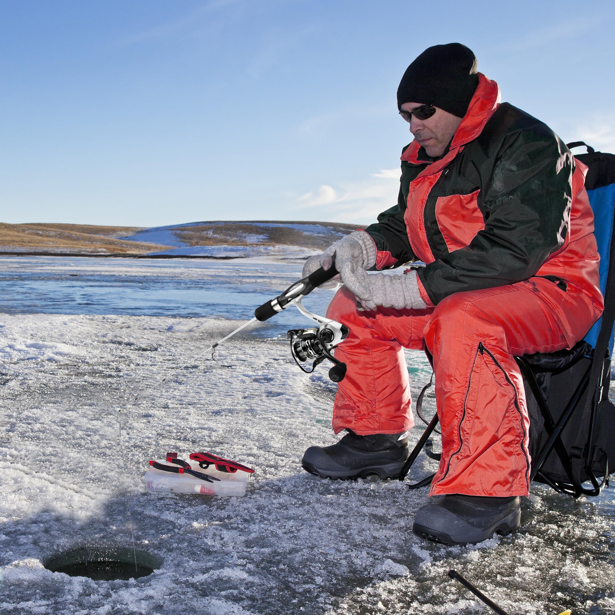 WIDDEN ice fishing jigs and soft lures provide versatile bait options.