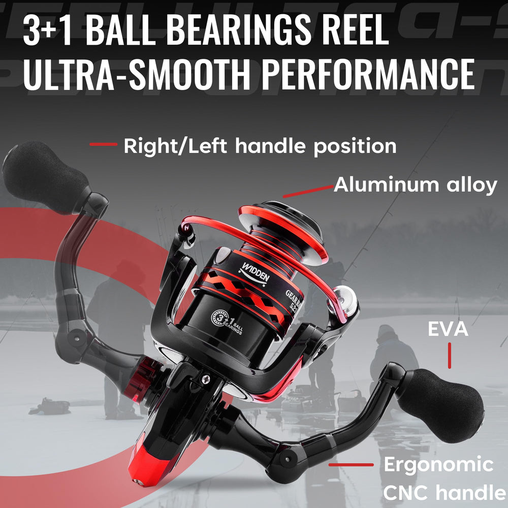 3+1 ball bearings with CNC handle for smooth performance