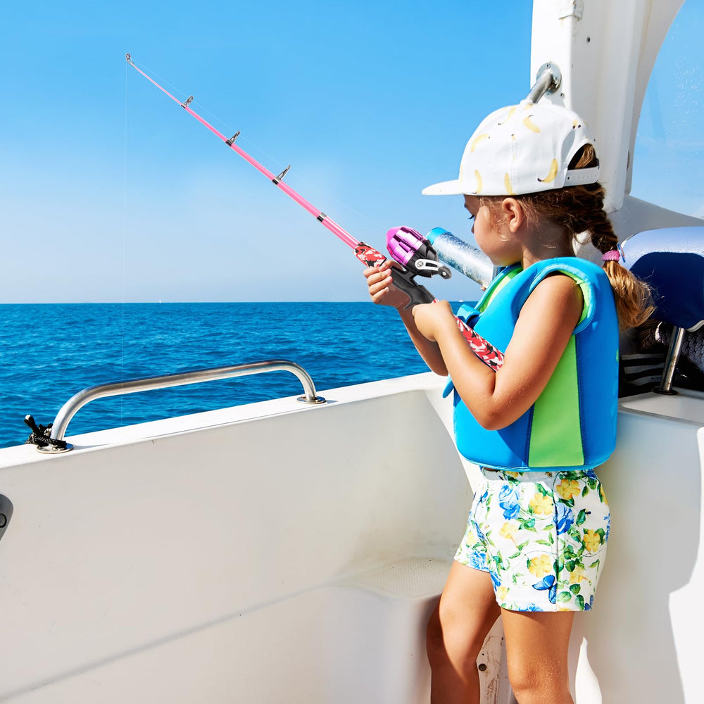 WIDDEN Kids Fishing Pole fishing net handy tool for catch-and-learn sessions.