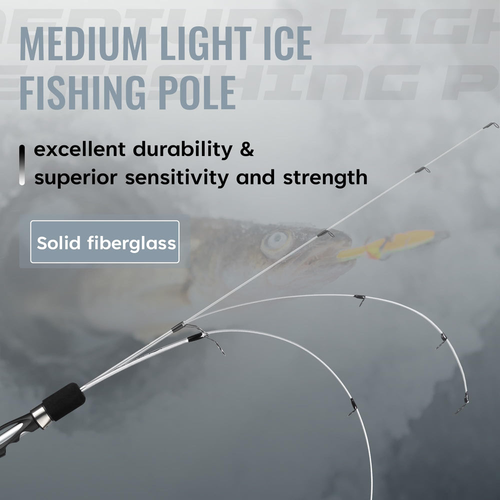 WIDDEN light aluminum reel body shows cold-condition durability and smooth operation.