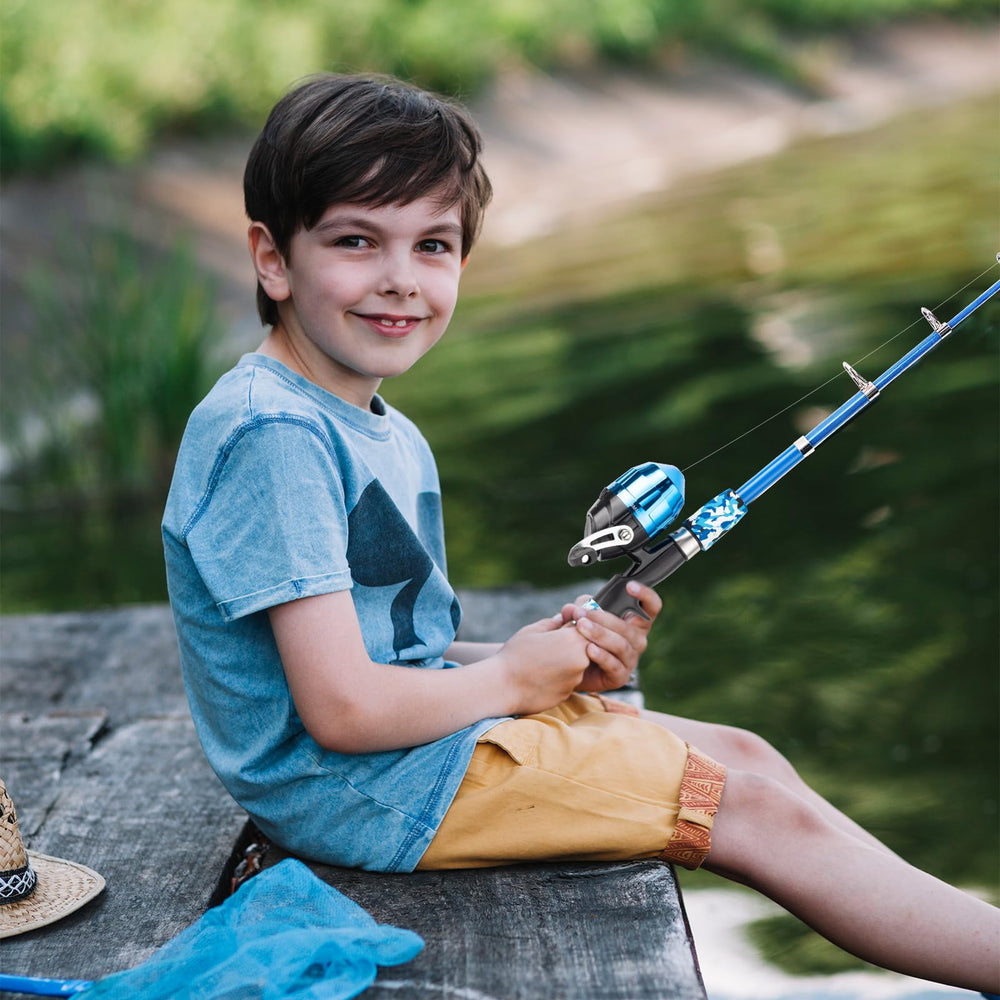 WIDDEN youth fishing pole gift pack ideal for birthdays