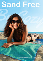 Widdonen soft odor-free microfiber towel gentle on skin during sunny days