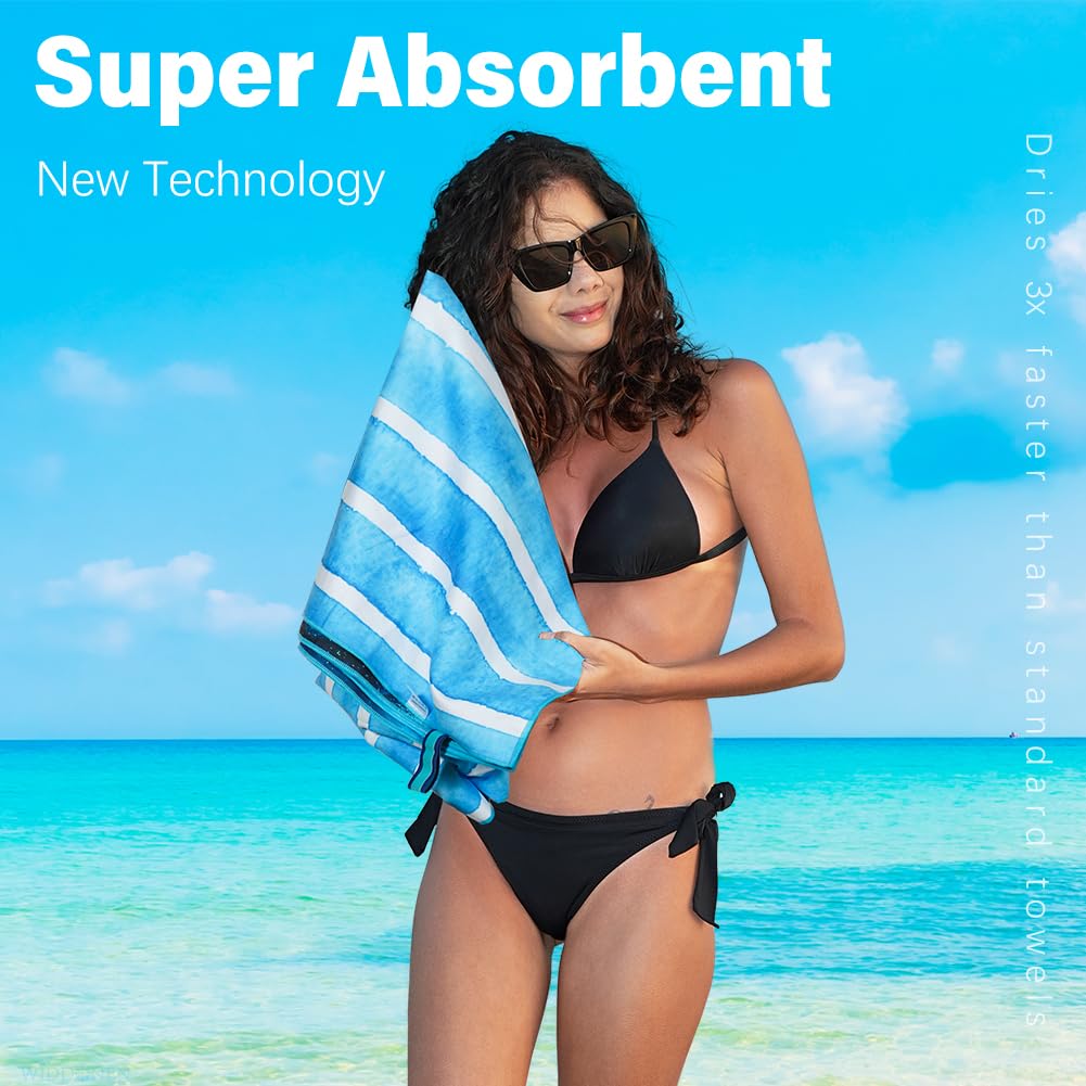 Widdonen double-sided design offers stylish options for beach days.