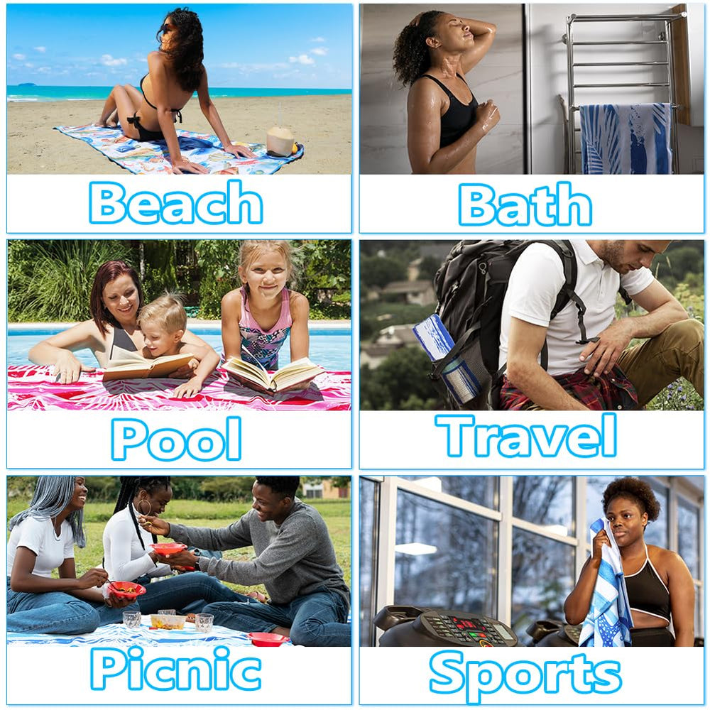 Widdonen travel-friendly towel pack shown with convenient carry strap