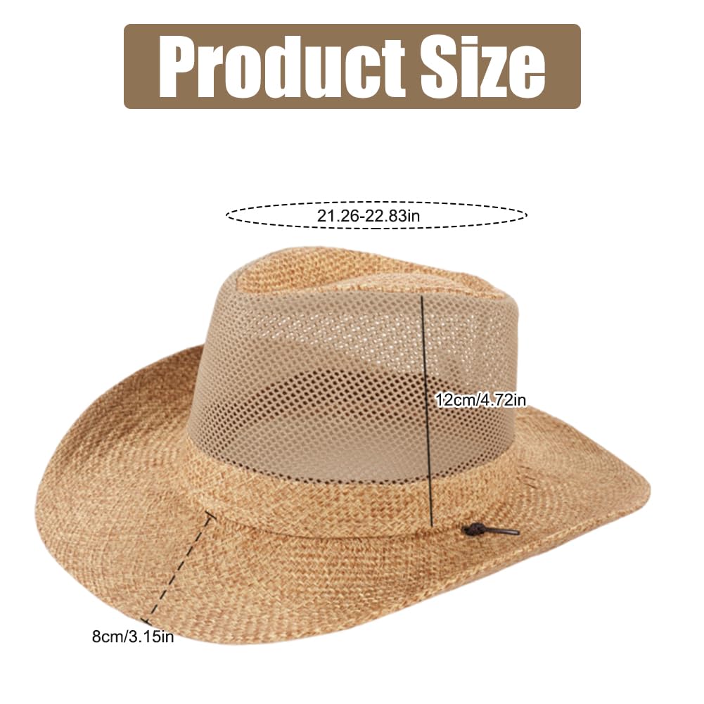 Detachable chin cord with adjustable closure on Panama hat