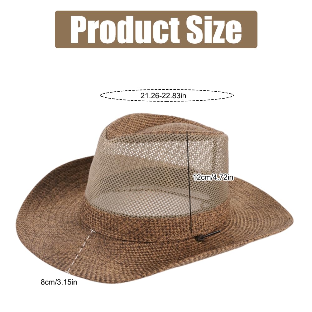 Packable brown Panama hat folded for travel