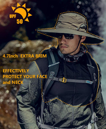 Close-up of breathable, waterproof fabric on sun hat