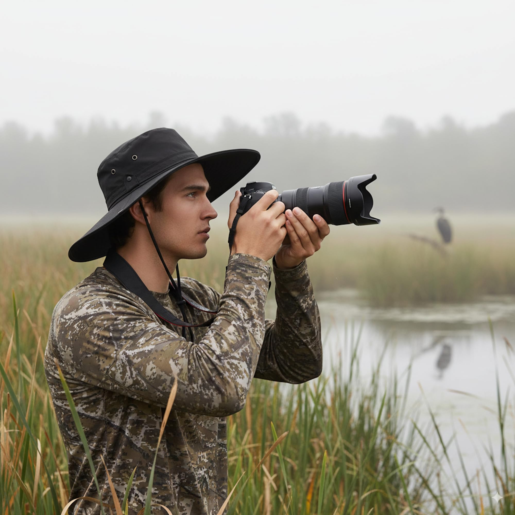 Outdoor use demonstrating UPF 50+ sun protection