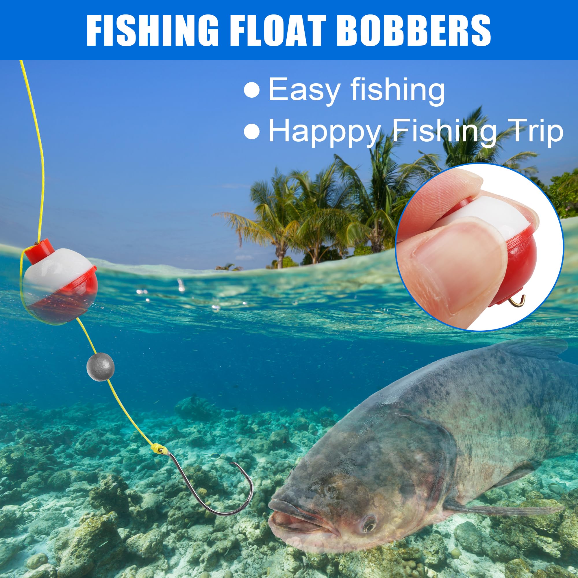 Wide-gap worm hooks included in the kit