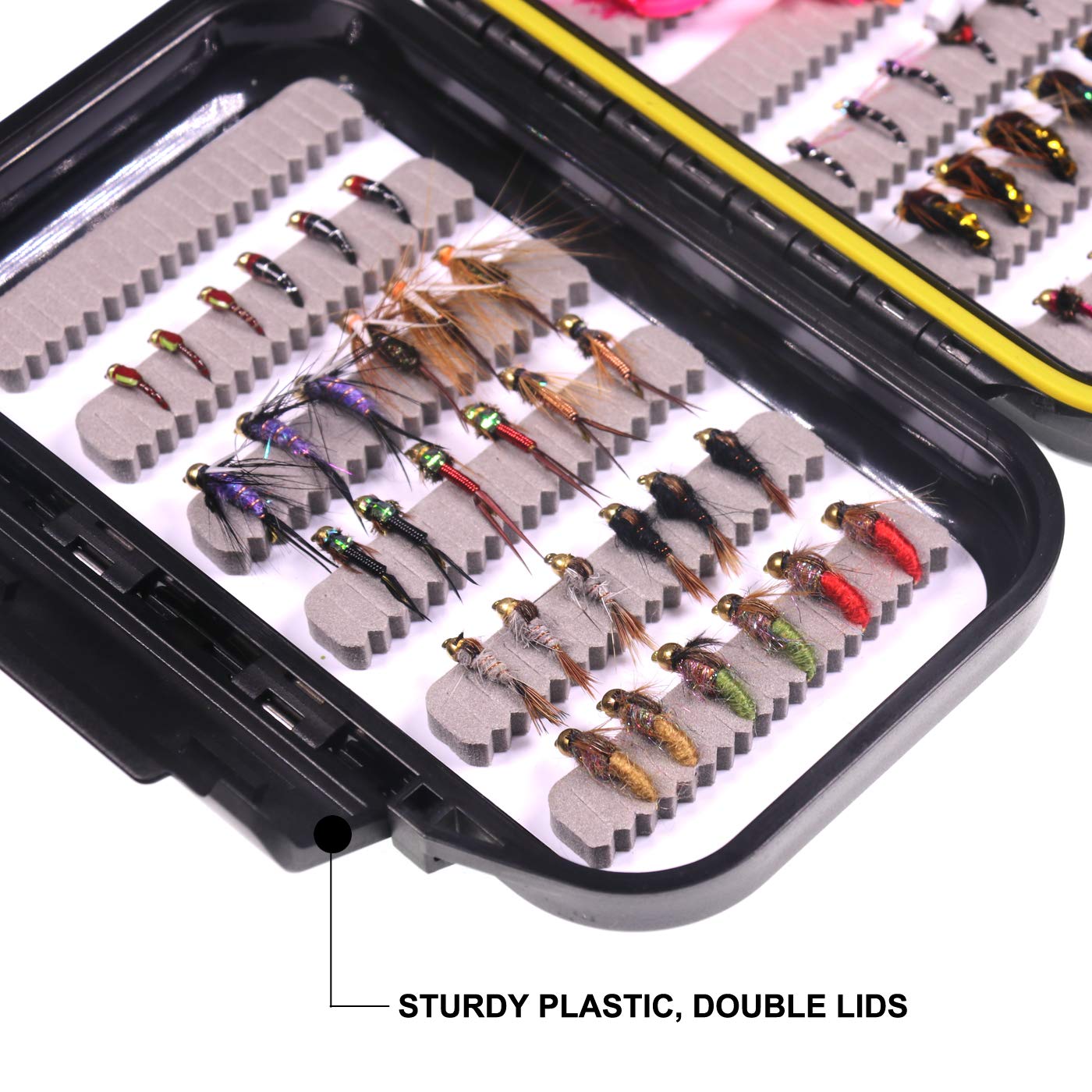 Professional fly tiers tying 54 nymph flies