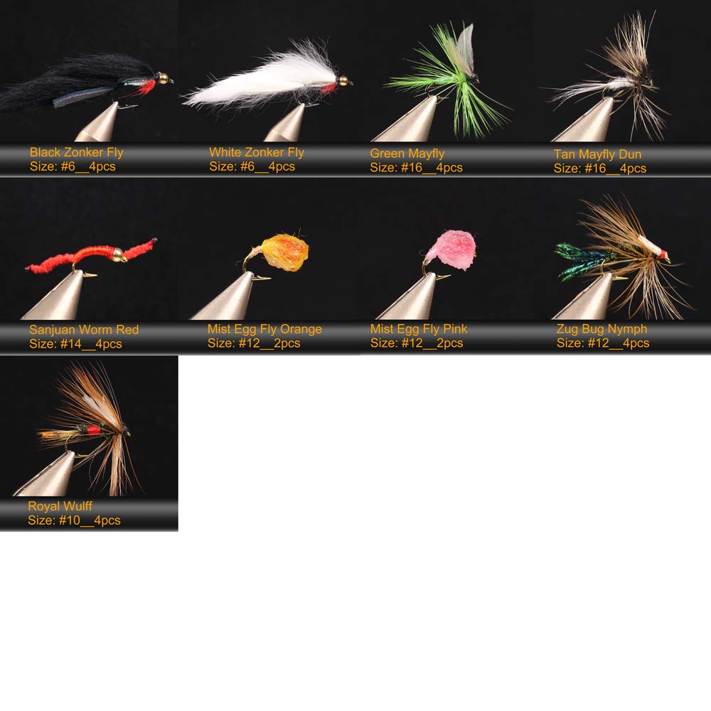 Elk Hair Caddis dry fly from the Wifreo assortment