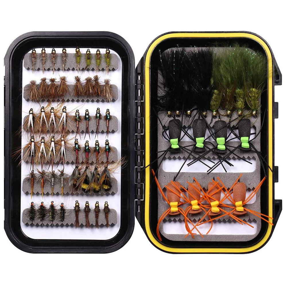 The Wifreo fly box is waterproof and compact for secure fly storage on rugged trips.
