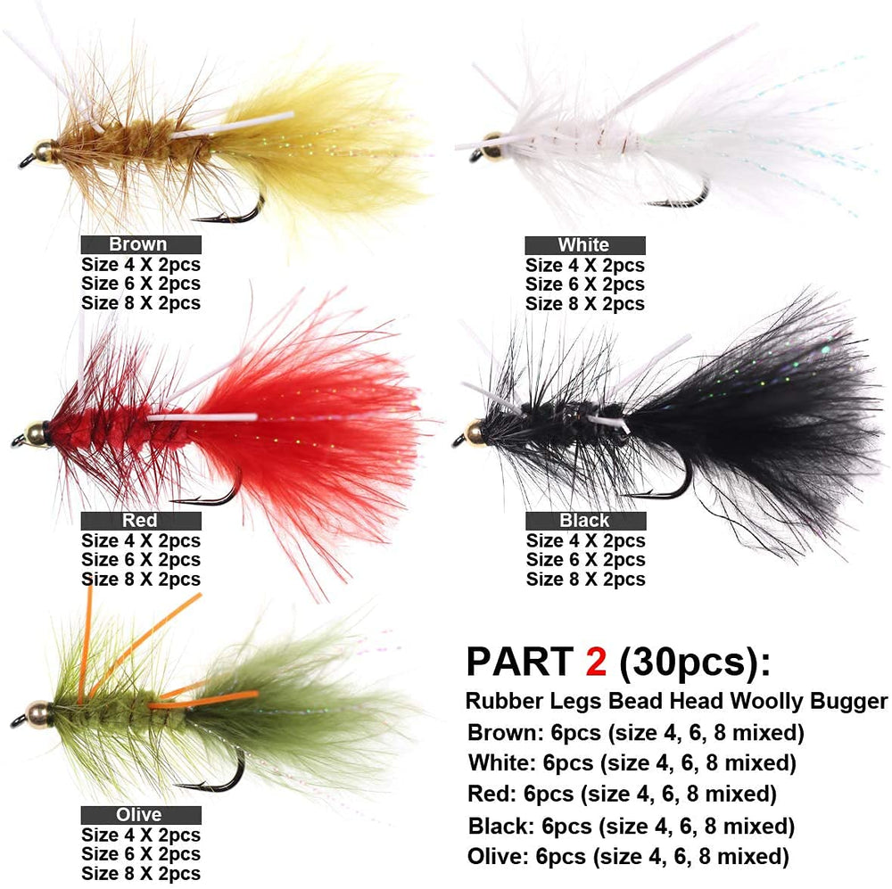 Wifreo Japan-made fly hooks ensure durable professional tying quality.