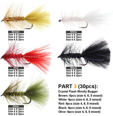 Wifreo streamer lures effective for pike, bass, panfish and trout.