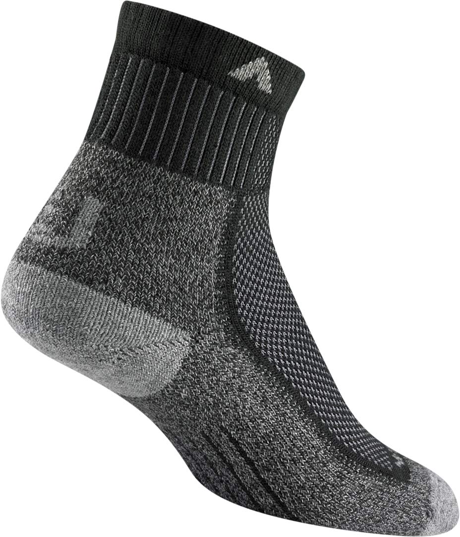 Wigwam Cool Lite Hiker quarter socks front view, moisture-wicking comfort for trails