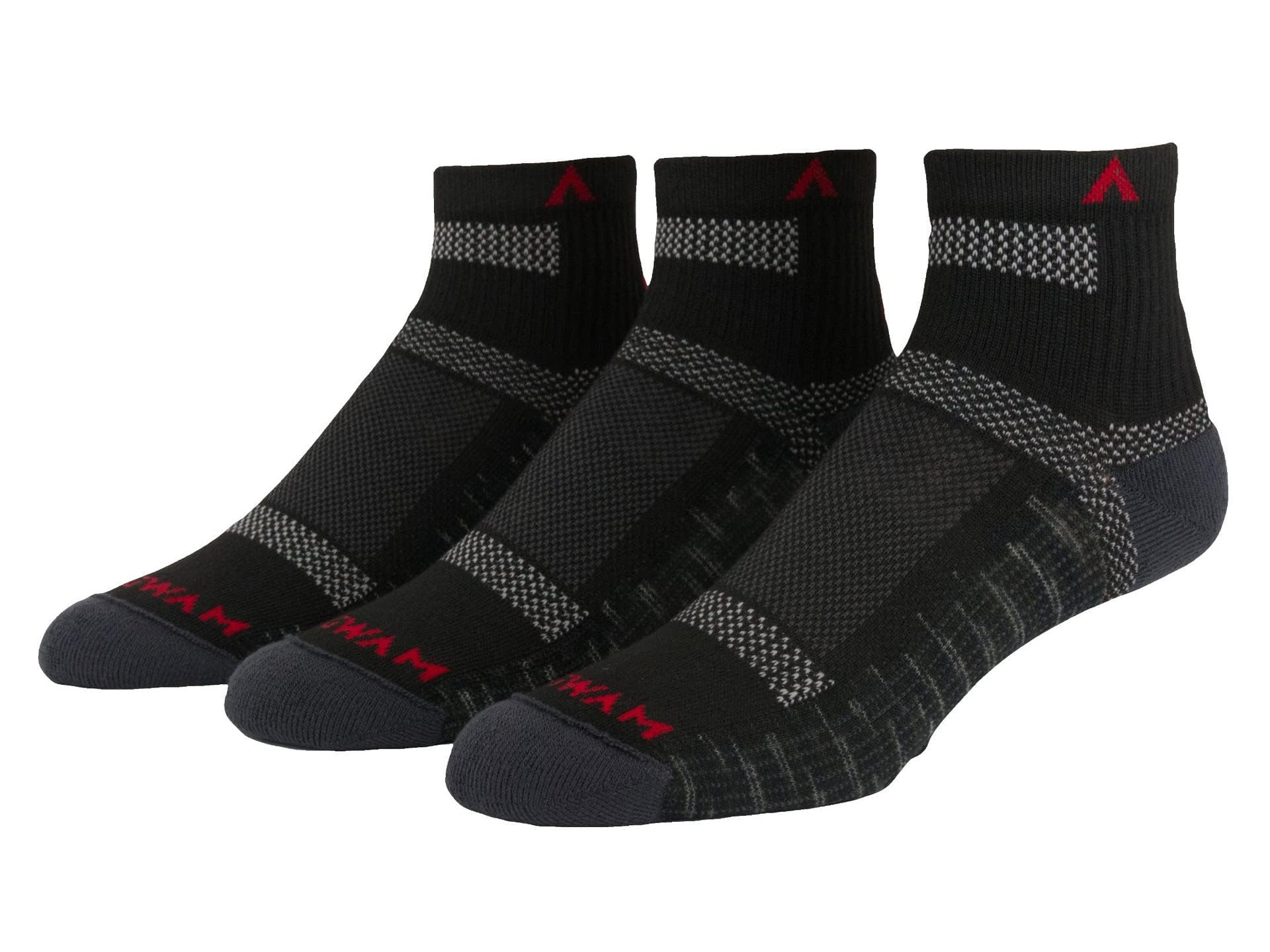 Wigwam Ultra Cool Lite Quarter Socks Onyx offer breathable daily comfort