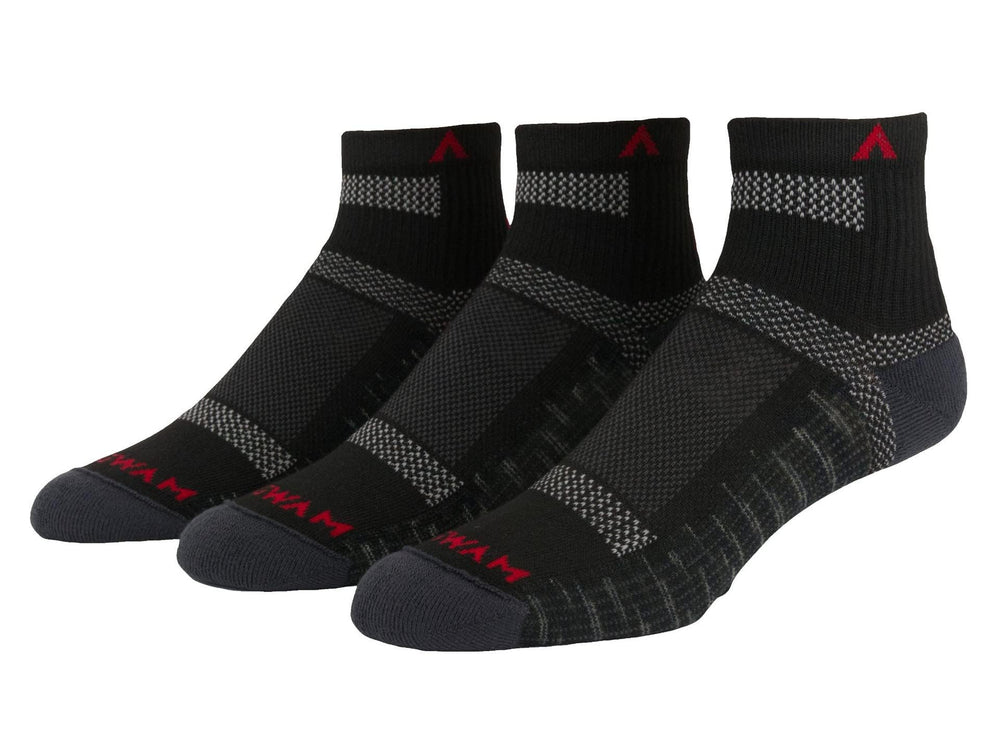 Wigwam Ultra Cool Lite Quarter Socks Onyx offer breathable daily comfort