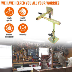 WIKIBB durable steel construction supports long-term taxidermy projects.