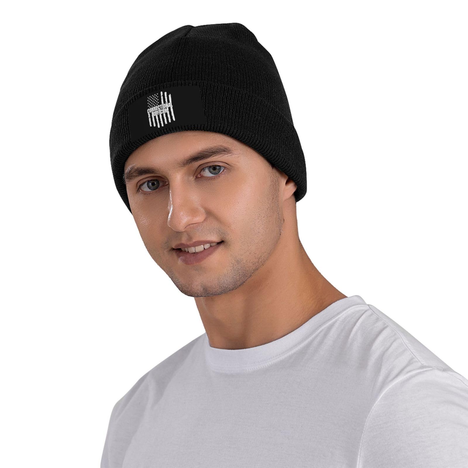 wikjxiz corrections officer knitted hat brimless design pairs with jackets