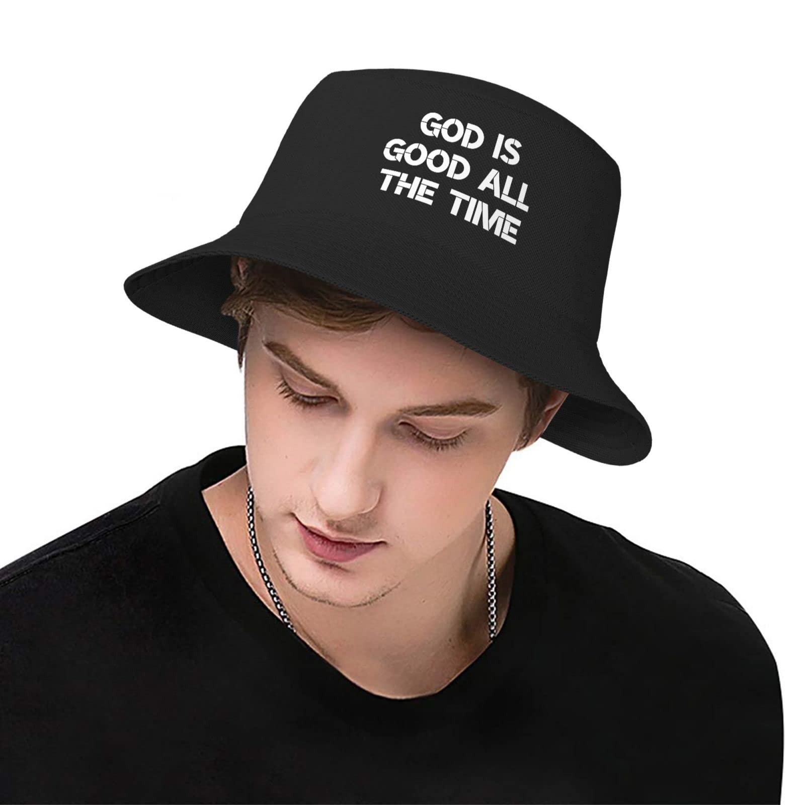wikjxiz God is Good bucket hat wash care, hand wash guidelines