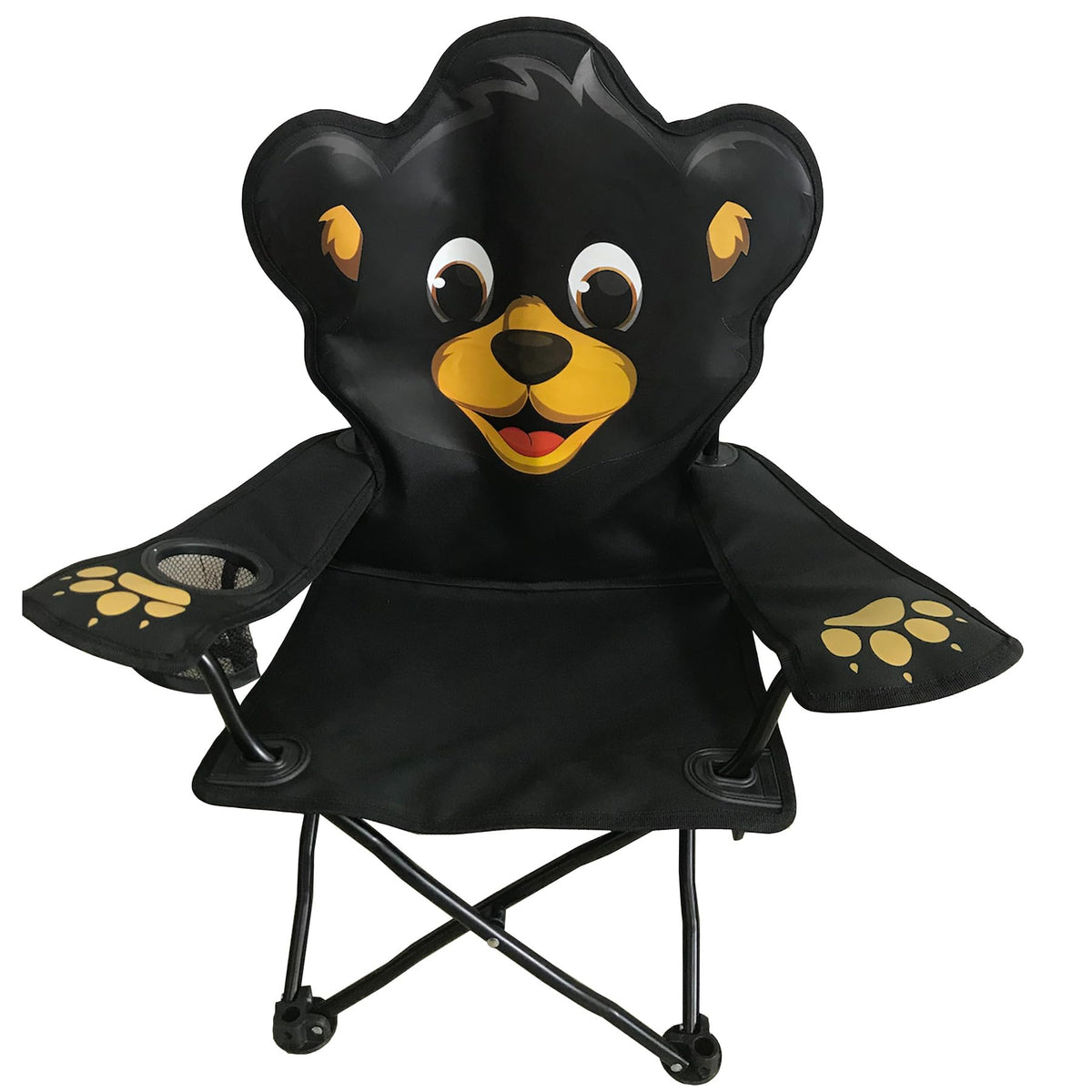 Wilcor Kids Camping Chair folded in heavy-duty carry bag for easy transport.