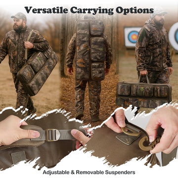 Wild Cedar compound bow backpack offers multiple carry options for comfortable all-day hunts.