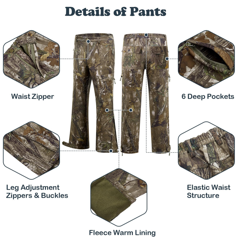 Wild Cedar patented camo pattern blends into foliage for concealment