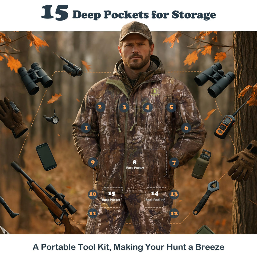 Wild Cedar fleece-lined jacket interior highlights silent warmth for stealth hunts.