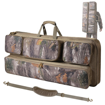 Wild Cedar soft compound bow case main compartment keeps your bow organized and protected during transport.