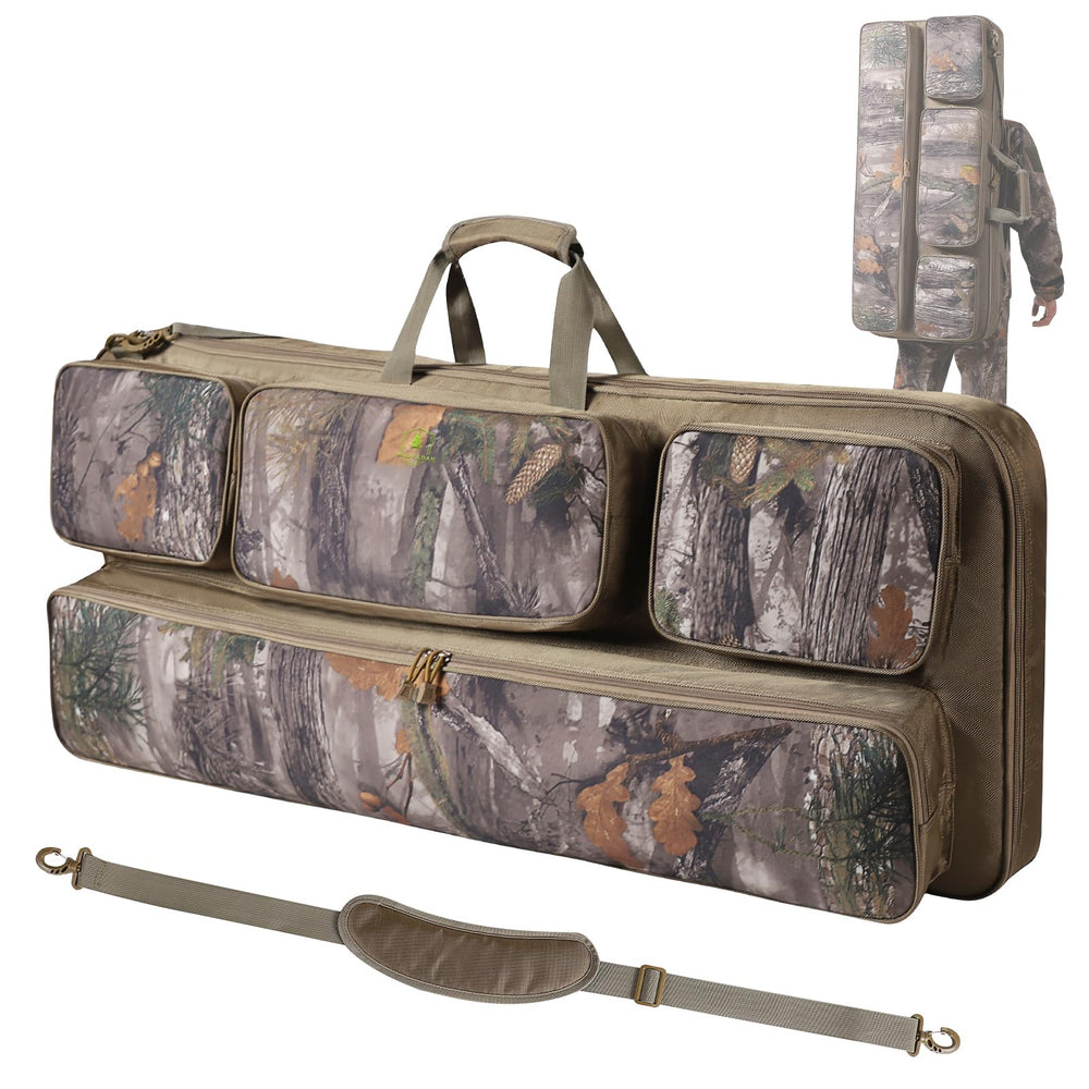 Wild Cedar soft compound bow case main compartment keeps your bow organized and protected during transport.