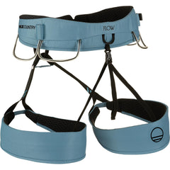 Wild Country Flow 2.0 harness back view, features elastic leg loops and gear loops.