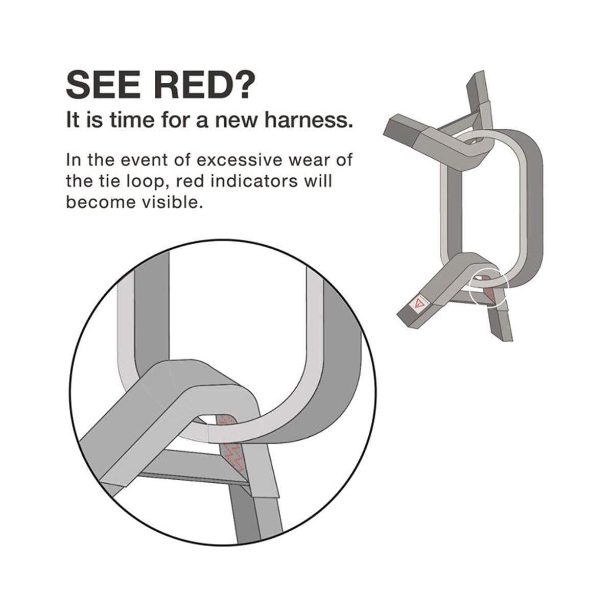 Wild Country Mosquito Harness slide block buckle enables quick, secure adjustments.