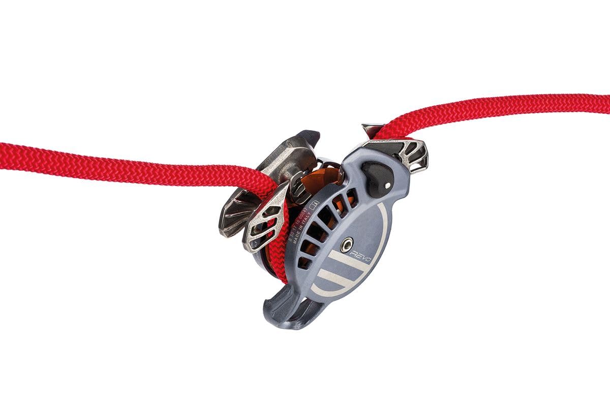 Wild Country Revo panic-proof locking ensures smooth, secure lowering