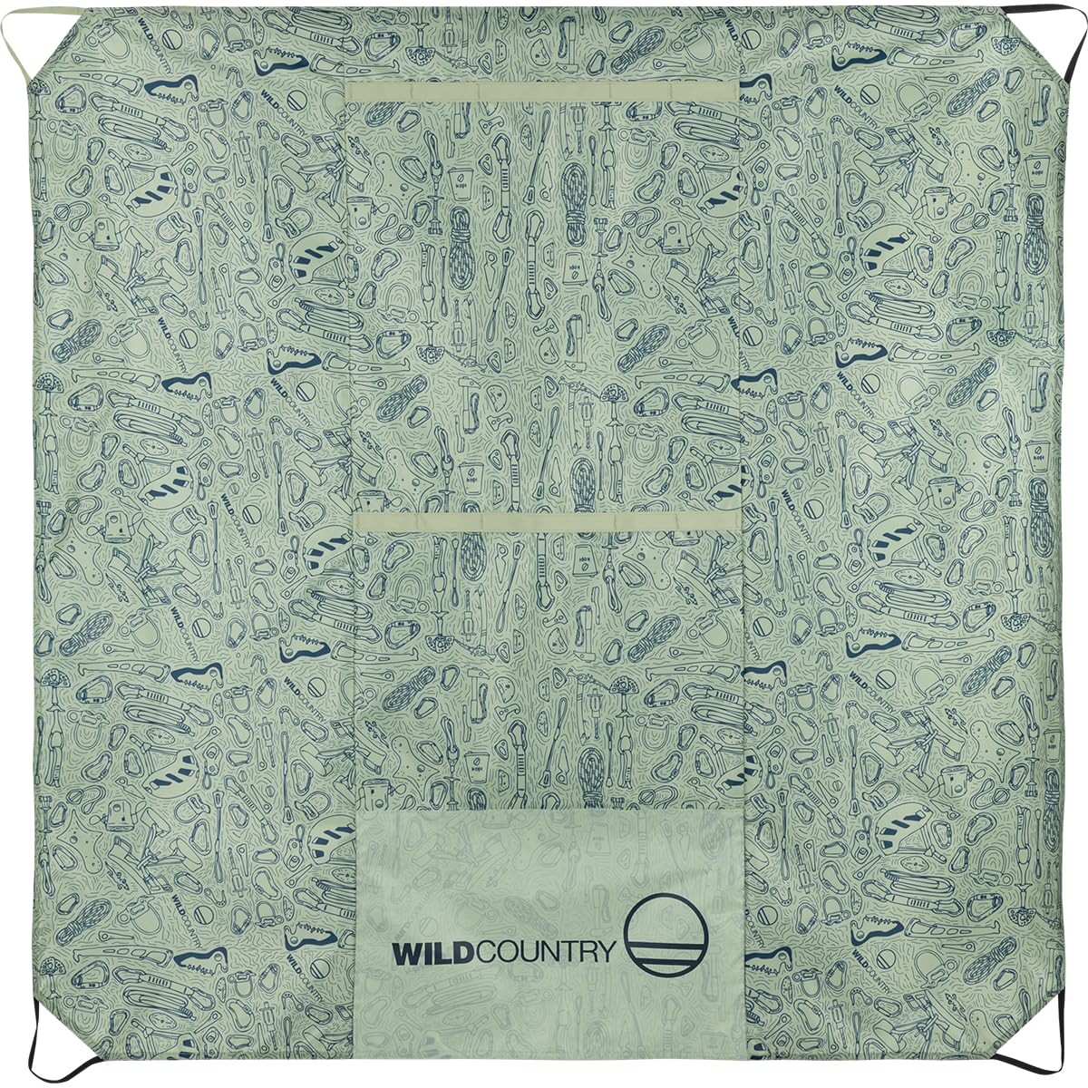 Wild Country Rope Tarp with corner handles for easy transport and setup