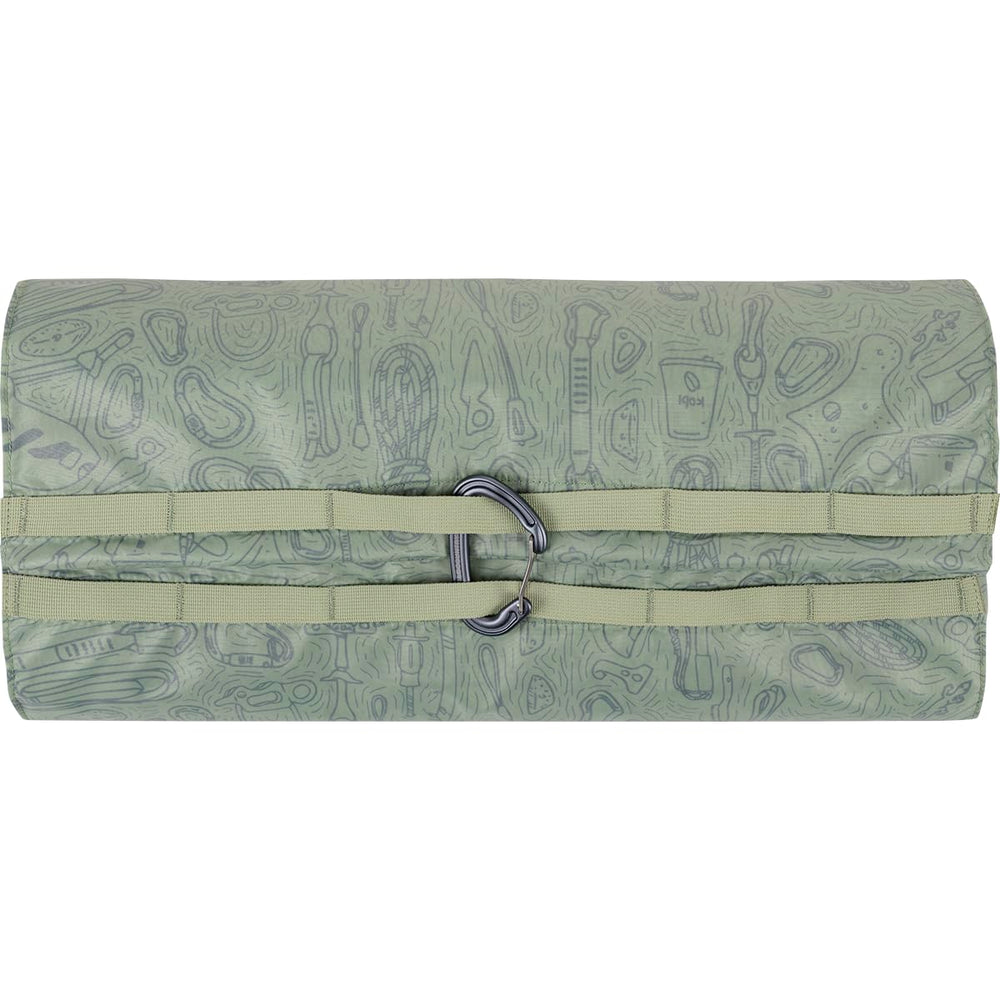 Wild Country Rope Tarp featuring a reinforced daisy chain for secure closure and packing
