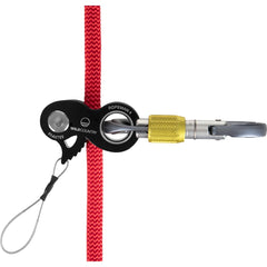 Wild Country Ropeman 4 in use demonstrates lightweight ascender for self-rescue and ascent.