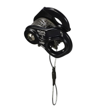 Wild Country Ropeman 2 black bundle packaging for easy transport and setup.