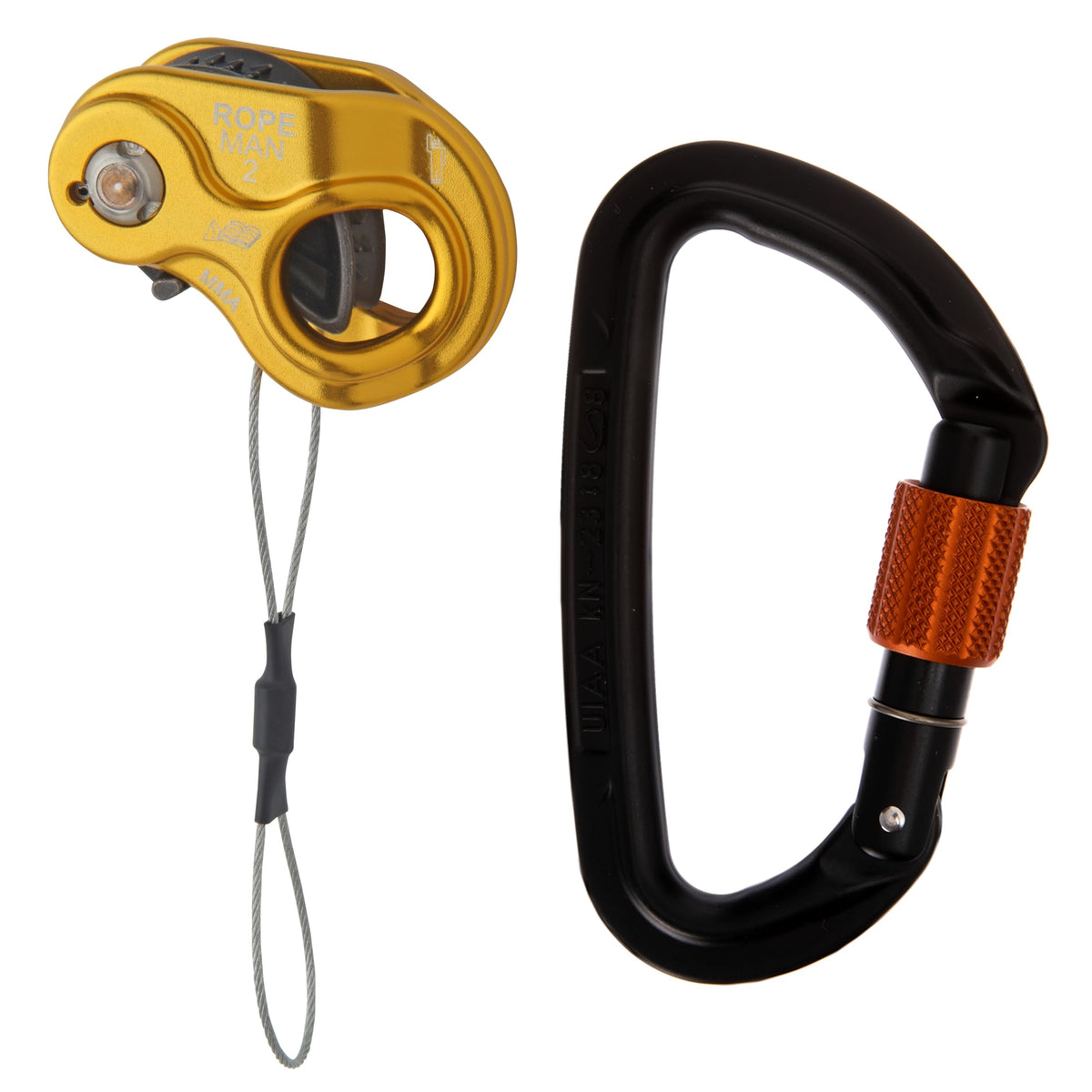 Wild Country Ropeman 2 front view, compact ascender for cragging and multi-pitch climbs.