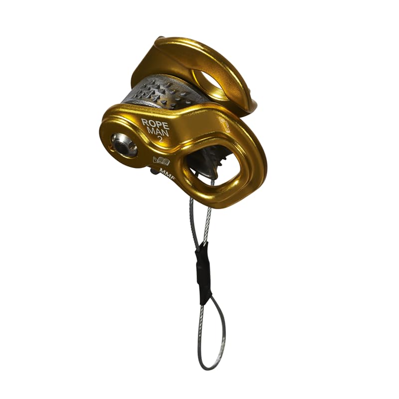 Wild Country Ropeman 2 stainless steel hardware includes axle, cam, and leash for durability.