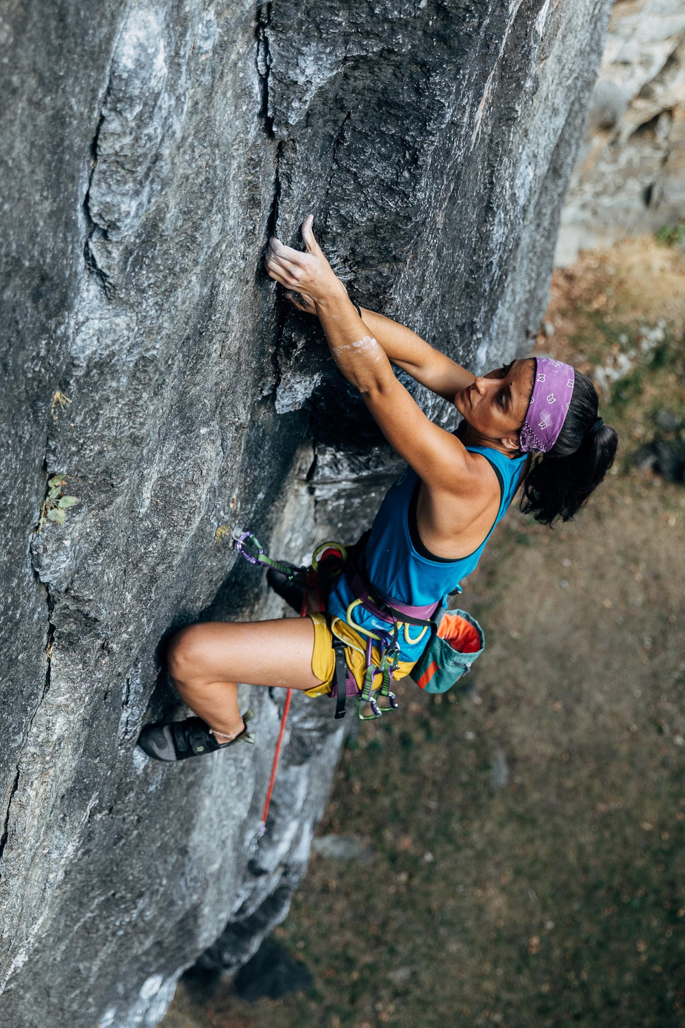 Wild Country Session Quickdraw close-up highlights snag-free Keylock noses and durable polyester sling.