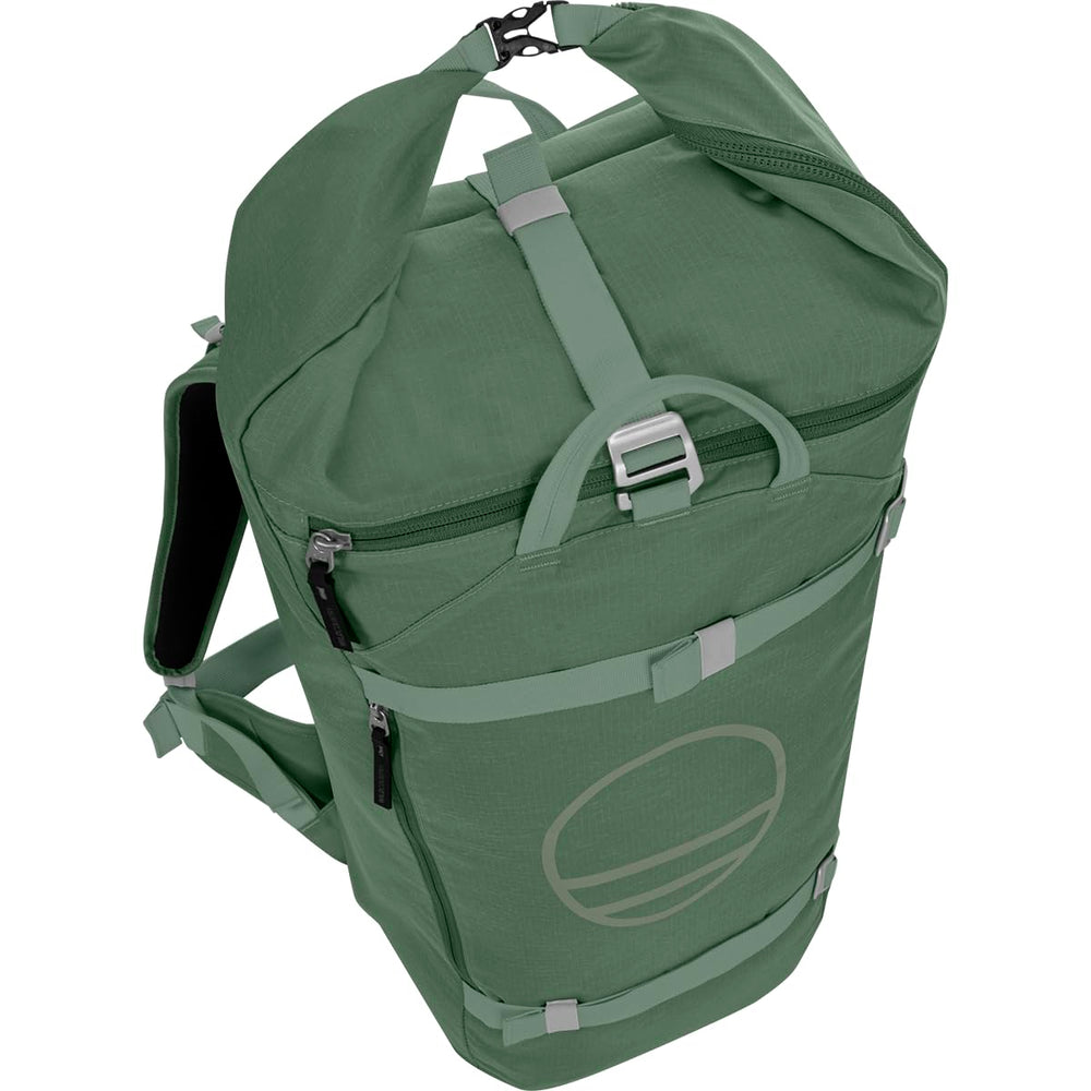 Wild Country Stamina Gear Bag gym-ready setup with racks and shoes.